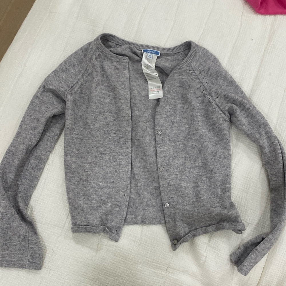 New Jacadi cardigan size 10y grey
